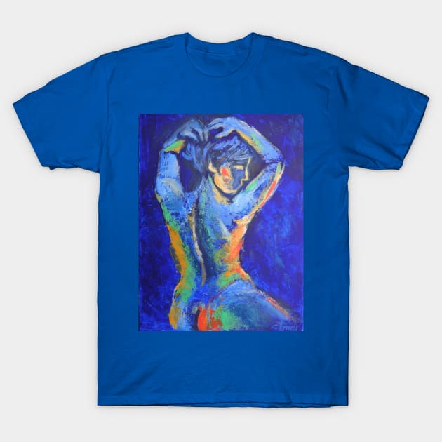 Nude By The Sea 1 T-Shirt by CarmenT